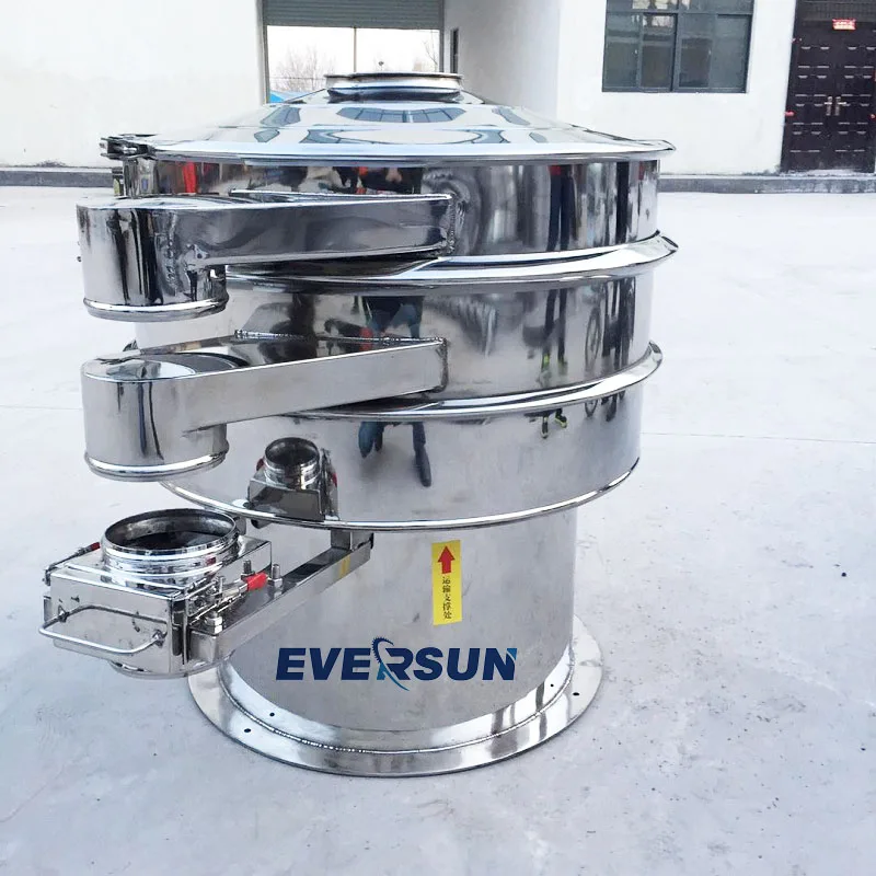 Sugar Powder 500 Mesh Gyratory Vibrating Screen Vibro Sifter Sieve Shaker Separator Machine