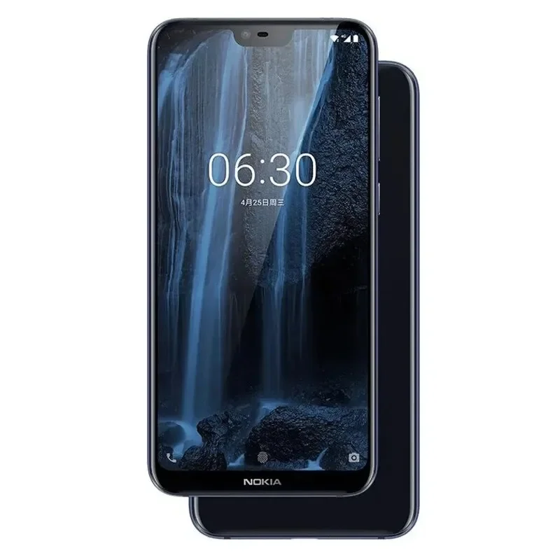 สมาร์ทโฟน Nokia X6 4G สมาร์ทโฟน Android แบบเต็มหน้าจอ dual-card สแตนด์บายคู่ 4G 64G ปลดล็อคโทรศัพท์มือสอง