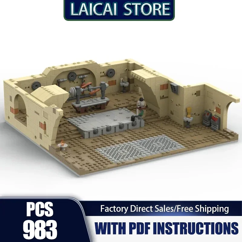 

Star Movie Moc Building Bricks Throne Room & Kitchen Area Model Technology Modular Blocks Christmas Toys DIY Sets Assembly Gifts