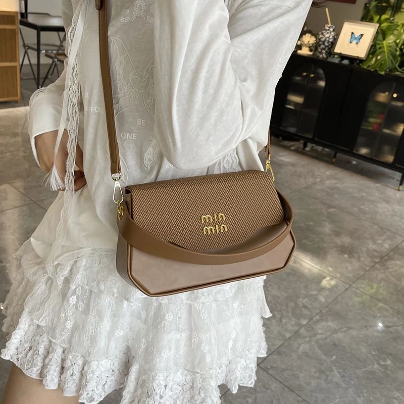 

Женская роскошная кожаная классическая дизайнерская модная сумка через плечо Элегантная сумка через плечо для современных повседневных прогулок