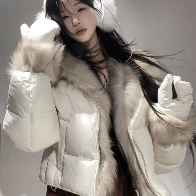 

Модная короткая женская куртка с хлопковой подкладкой в корейском стиле, зима 2026, новый стиль, высококачественное утолщенное теплое пальто с хлебом