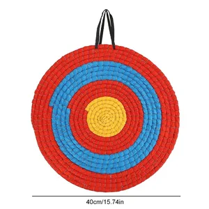 40 cm çim, hedef bir parlak colous ve saman ürünleri, açık olimpik yay okçuluk aksesuarları ok için bir hedef olduğunu, ve yay Bir hedefteki en iyi 10 satış-oklar-no. 6