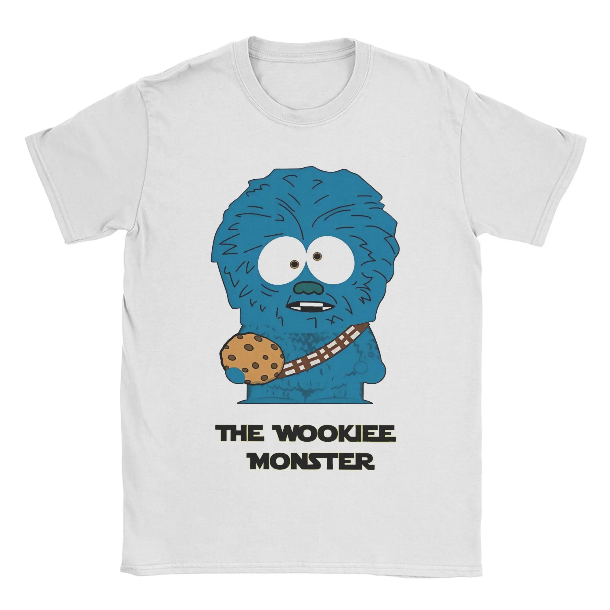 Graphic Printing Sesame Monsters T Shirt For Unisex Wookiee Pure Cotton T-shirts Short Sleeve Clothing