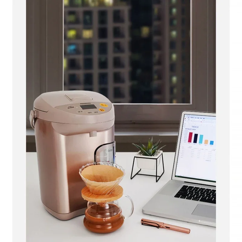 Электрический чайник, сохранение тепла, удаление хлора, встроенный электрический чайник с постоянной температурой, 5 л, бытовая техника, 3)لاية