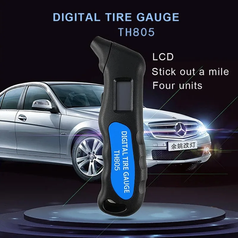 Universal Digital  Car Tire  T805  Tire Air Pressure Gauge Meter Tester Bike Car Truck LCD Display 150 PSI