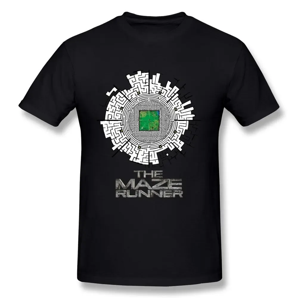 Creative Design Movie The Maze Runner T-Shirt 100% Cotton O-Neck Summer Short Sleeve Casual Mens T-shirt Size S-3XL