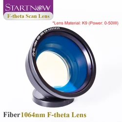 Startnow Fiber Focus Lens 1064nm F-theta Laser Field Scan Lens 110X110 175X175 YAG Laser Marking Galvo System Scanning For 0-50W