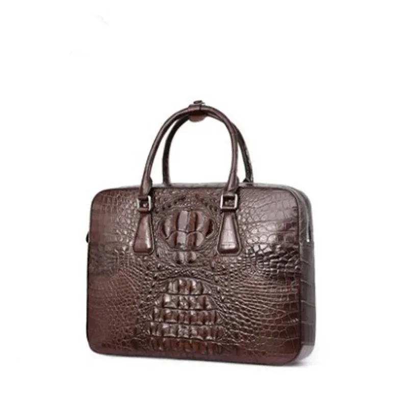 

ouluoer crocodile bag Men bags business male men briefcase men handbag Single shoulder bag Laptop bag
