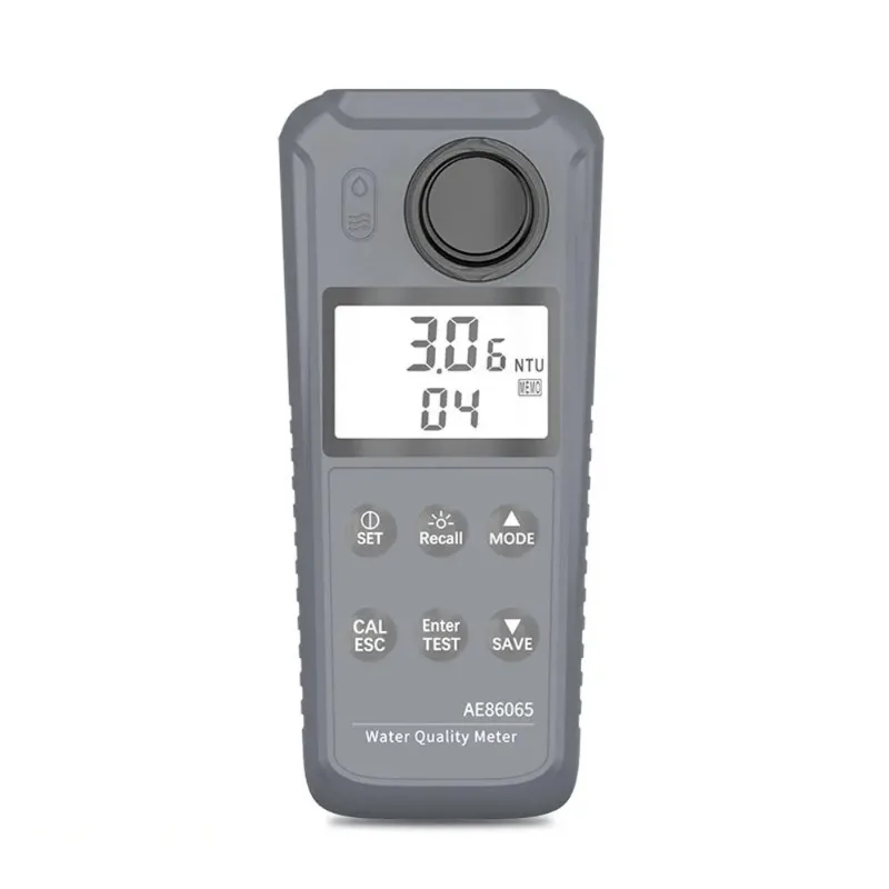 Portable Turbidimeter AE86065 Digital Turbidity Meter Tester Range 0.00~1000NTU Testing and Analysis Instruments