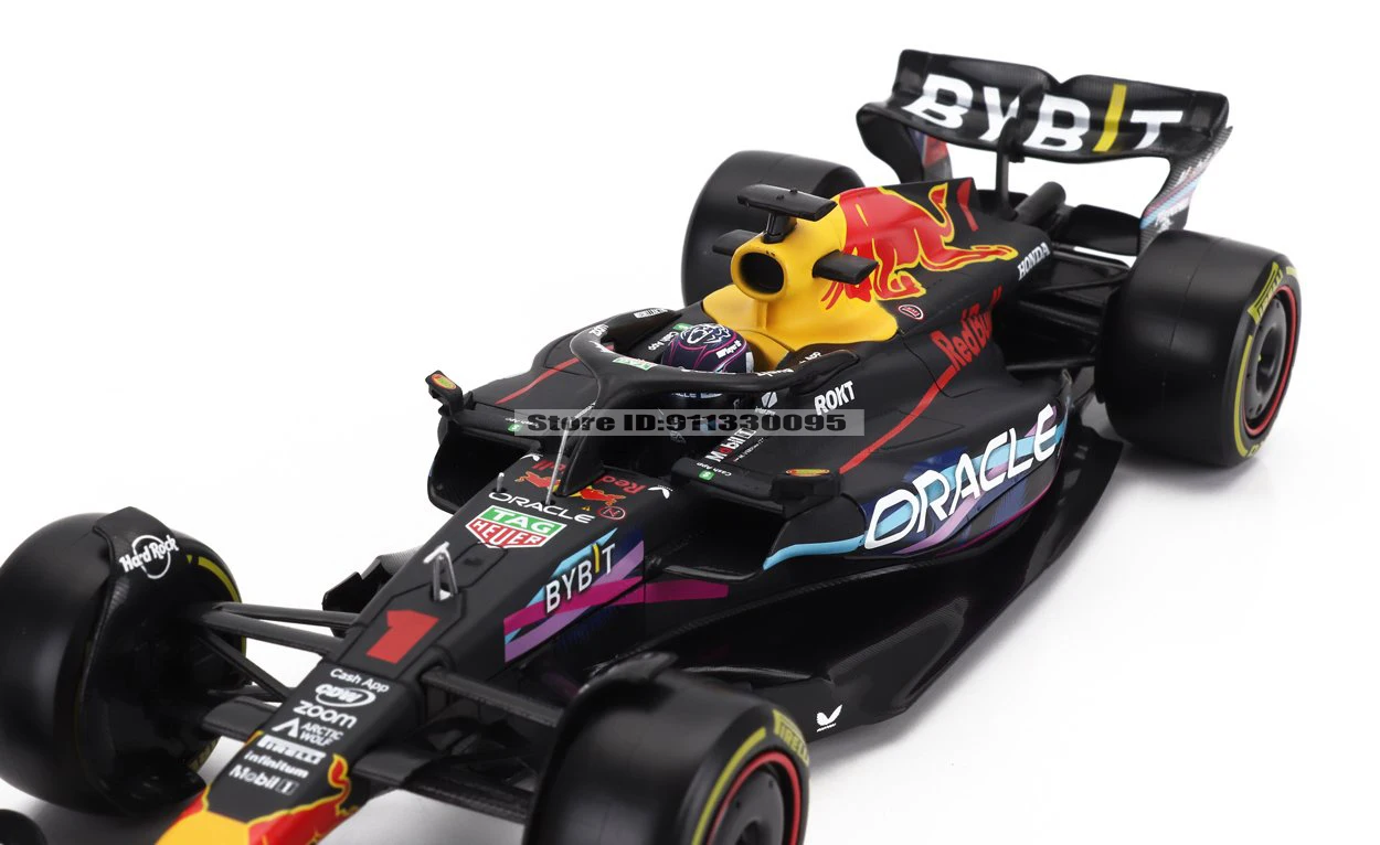 Bburago 1:24 F1 2023 Red Bull RB19 Amerikanische Rennstrecke # 1. Vestappan # 11 Perez Legierungs-Automodelle, Dekorationsstücke, Sammlerstücke, Spielzeug – Detail 19