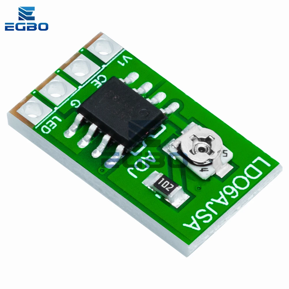 5PCS~20PCS EGBO 30-1500MA Adjustable Constant Current LED Driver DC 3.3V 3.7V 4.2V 5V PWM Control Board Buck Power module