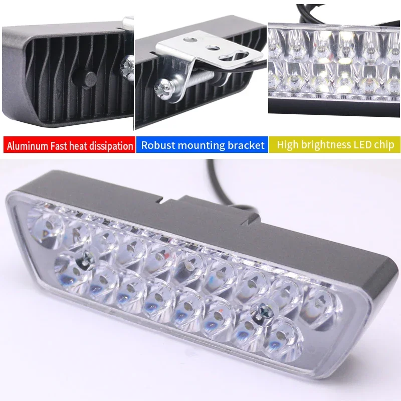 Car Work Light LED Spot Flood 4x4 Offroad LED Working Led Bar Vehicle SUV ATV Tractor Boat Trucks 12V 24V Fog Lamp Accessories