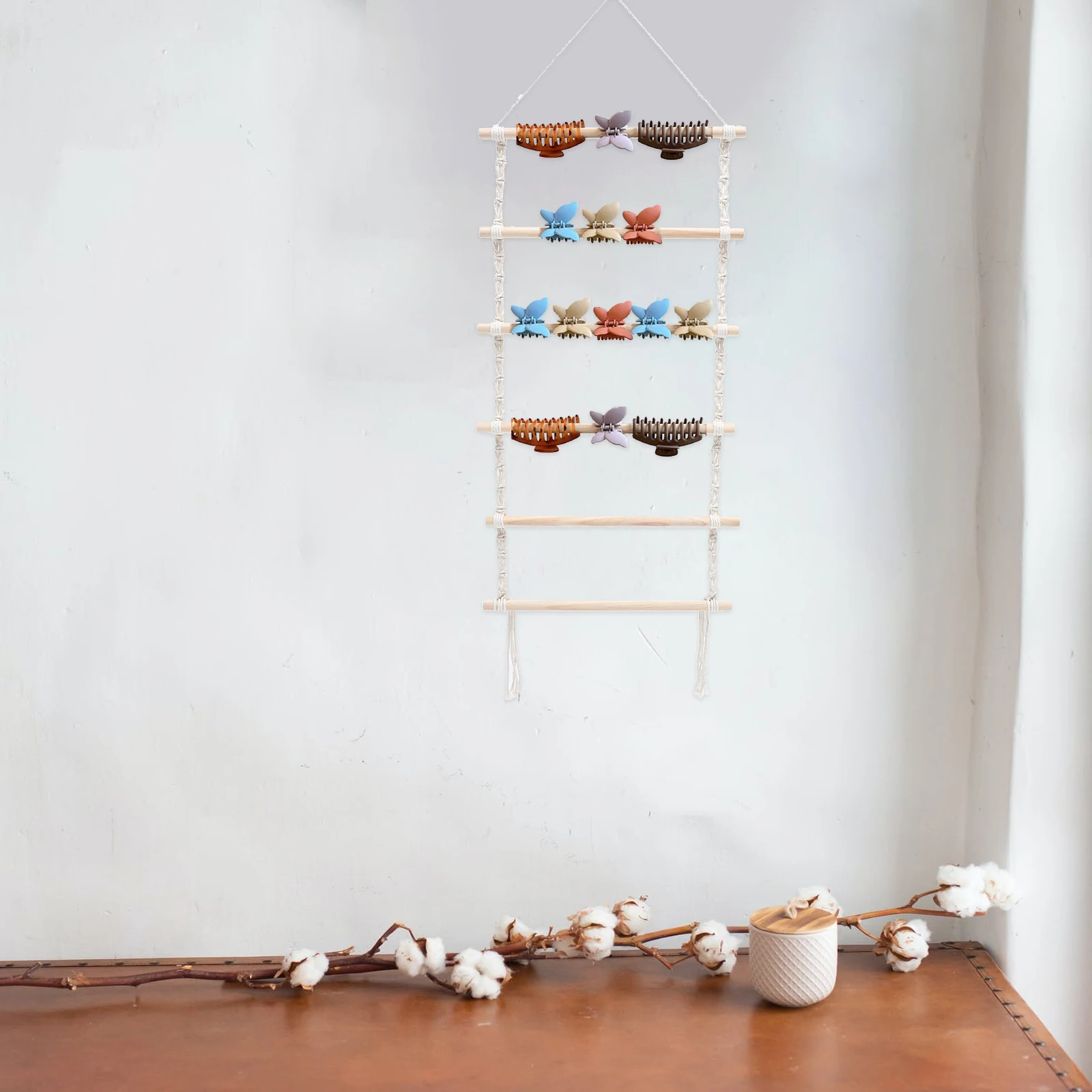 

Ornament Organizer with Headbands Hair Clips Claw for Women Hanger Girls Accessories Fold Man