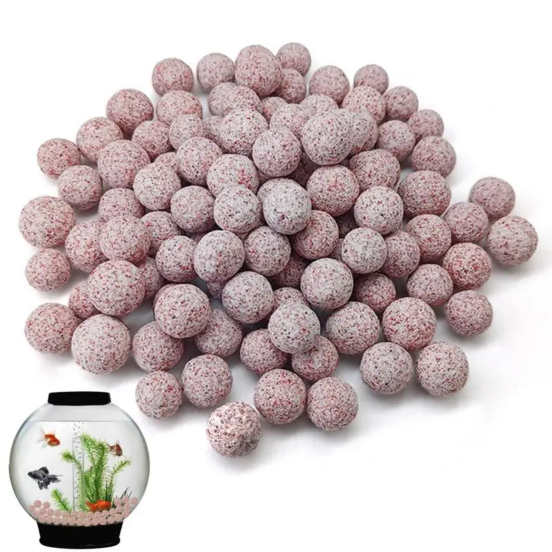 Aquarium Filter Media Balls 500g Aquarium Bio Balls Filter Media Aquarium Ceramic Bio Filter Media Sphere For Freshwater