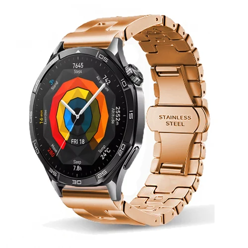 Imagen 2 del producto Correa de Metal para Huawei GT6pro 46mm GT6/4/5/3 46mm pulsera de negocios para COROS PACE 3 OnePlus Watch 46mm Smartwatch Correa