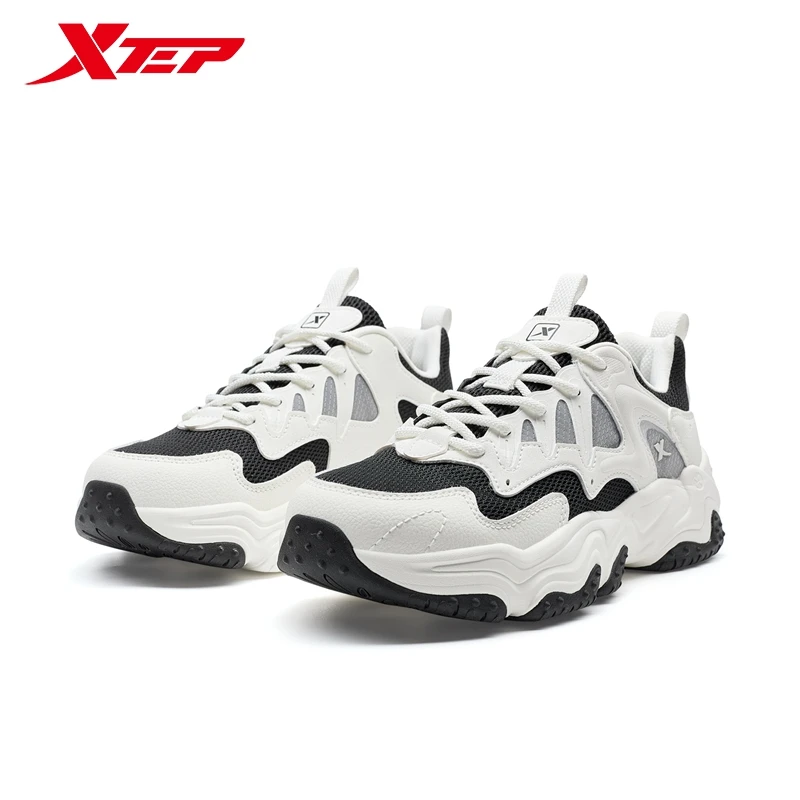 Xtep Youmu Women's Leisure Shoes 2025 Summer Thick-soled Height-enhancing Lightweight Breathable Retro Casual Shoes 875218320009