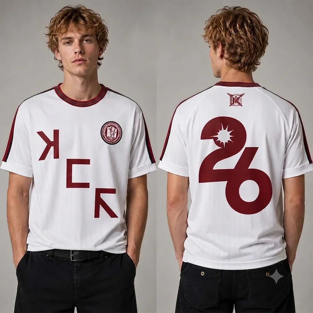 The Black Parade Tour 2026 Fans Jersey My Chemical Romance Freizeit-Trikot für Erwachsene und Kinder mit kurzen Ärmeln und Rundhalsausschnitt # 26 Unisex-Fußball-T-Shirt – Detail 4