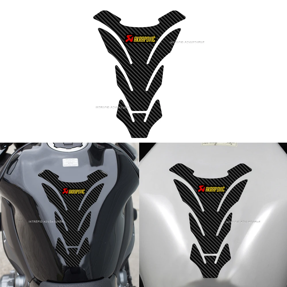 New 3D Epoxy Resin Sticker Motorcycle Fuel Oil Tank Pad Protection Cover Universal Fishbone Decal