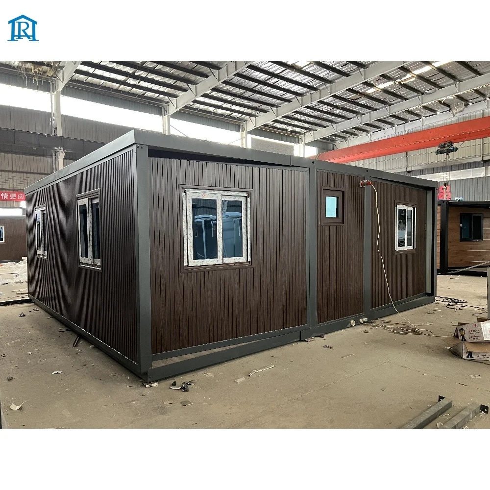 Customized European-Style Luxury Expandable Container House Portable Steel Cabin Kitchen For Apartment Mall Use Prefabricated Ho