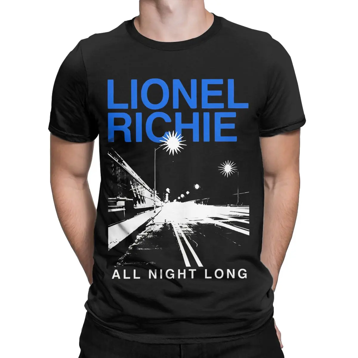 Летние длинные футболки для мужчин и женщин Lionel Richie, модные футболки Merch, хлопковая одежда с принтом