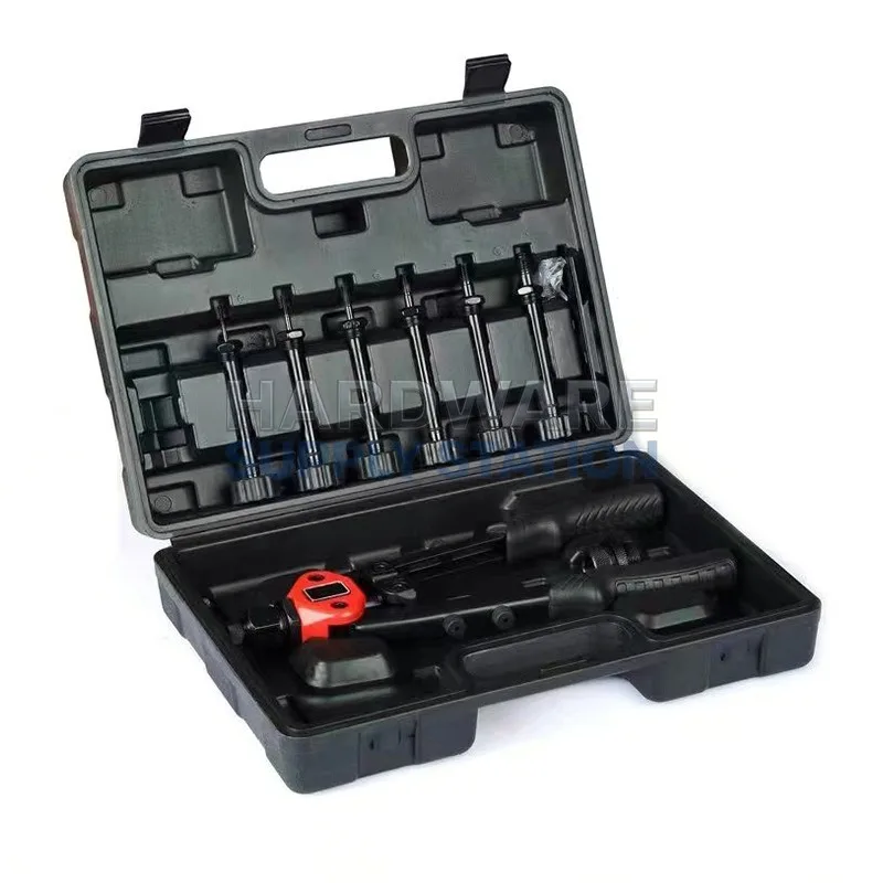 

Инструменты для работы с металлом, ручной гвоздезабиватель с двумя рукоятками, пистолет для заклепочных гаек, два в одном, прочный и антикоррозийный