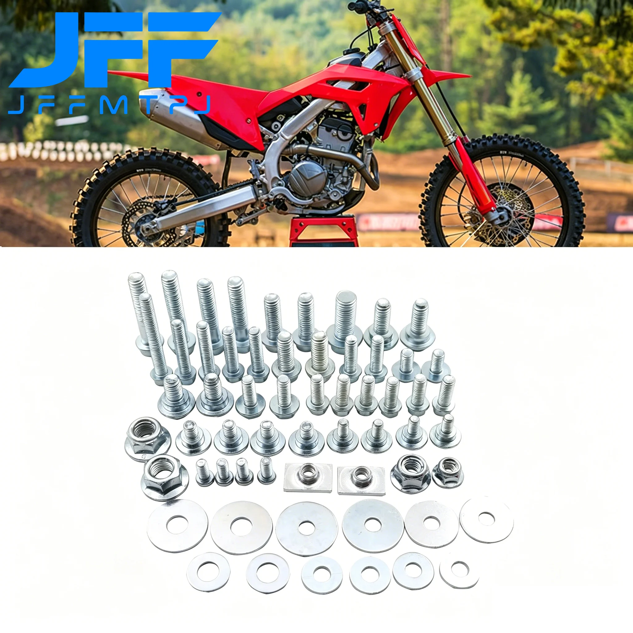 Motorcycle screw Hardware Bolt Full Plastics Fastener Kit For HONDA CR CRF 125 150 250 R X RX CRF250R 450R 250RX 450RX Dirt Bike