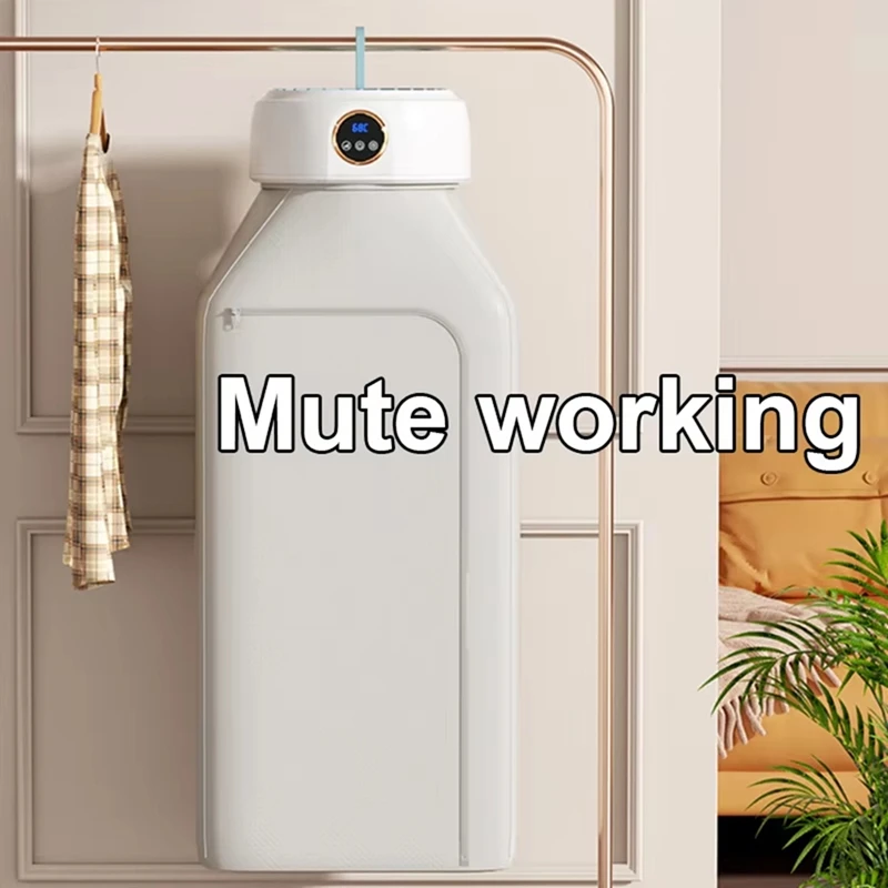 ヒーターファン付き衣類乾燥機,衣類乾燥ハンガー,洗濯用空気脱水機,タイマー機能,プラグ