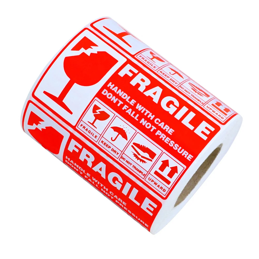

300 Pcs Label Sticker Professional Stickers Safety Labels Shipping Fragile Paper Warning Moving