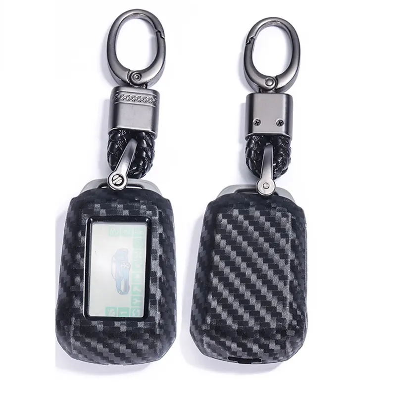 Car Accesorries Key Chain Key Cover for Starline A92 A95 A94 V62 A62 A64 LCD Remote Two Way Car Alarm System Keychain Accessorie