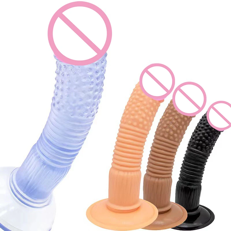 7.5-inch Threaded Granular Egg-Free Backcourt Anal Plug Threaded Granular Egg-Free Artificial Dildo Is Used For Stimulating Toys