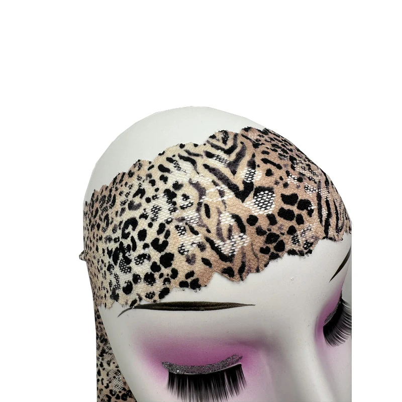 Customized Latin Belly Dance Exclusive Headband Women's Leopard Lace Headband Performance Competition Accessories Headband