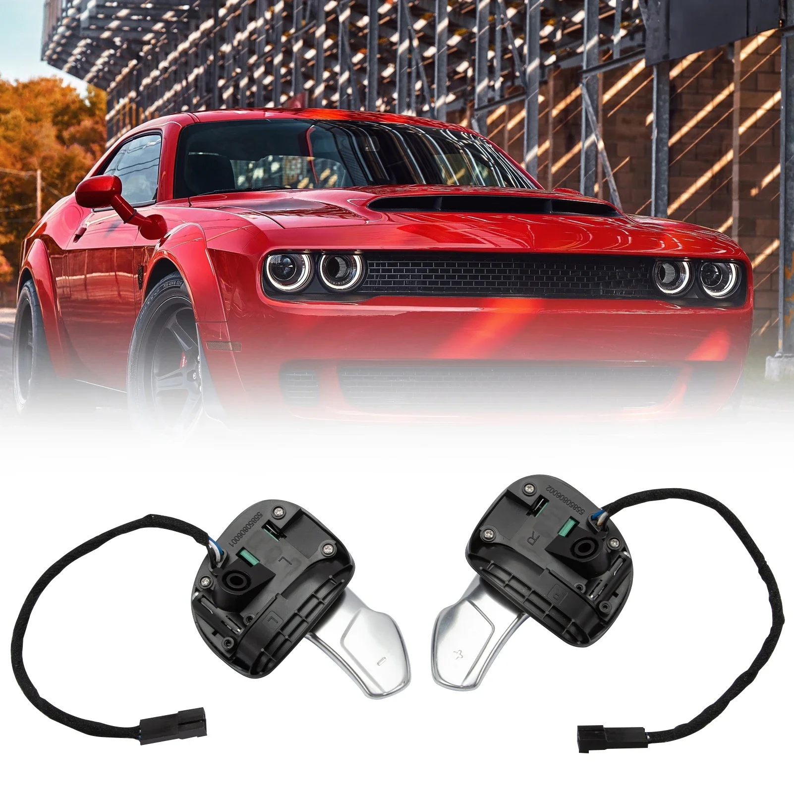 

5RQ09DX9AC Переключатель переключения передач на рулевом колесе для Dodge Challenger Charger Jeep Grand Cherokee 5RQ08DX9AC