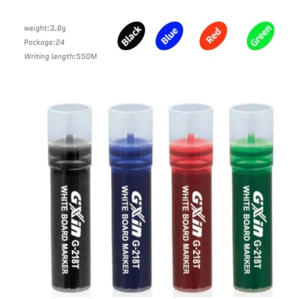 24 Pcs Of G-218T Whiteboard Marker Pen Refill Ink.Water-base，Easy Erase. High Capacity. Suitable For Teaching, Office, Non-toxic