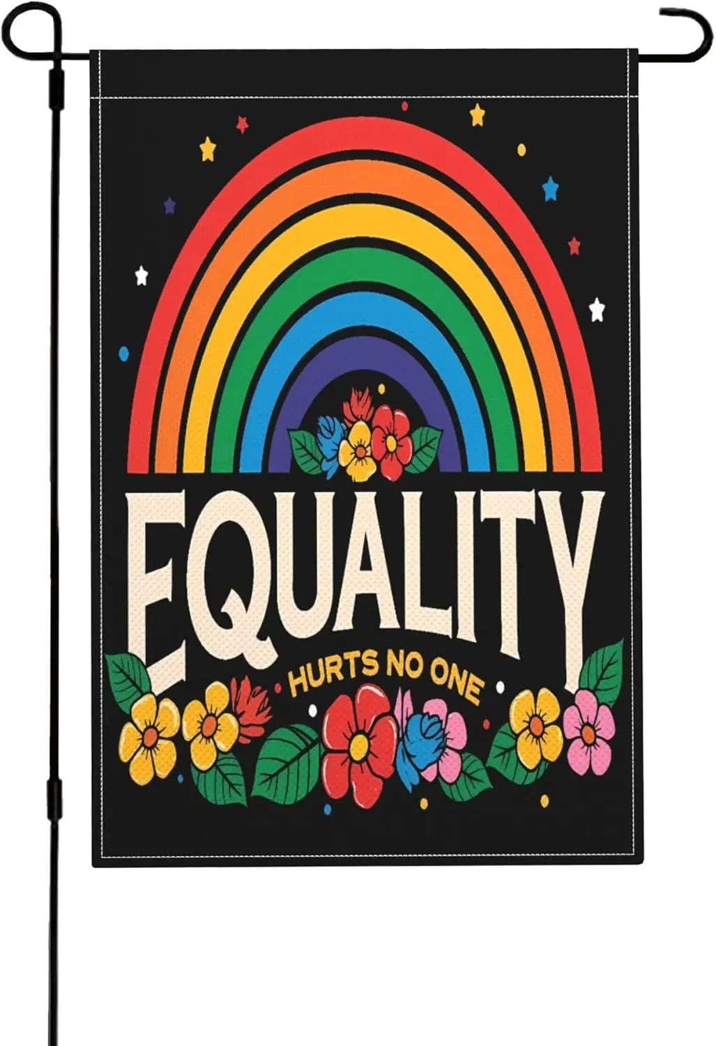 28x40 Equality Hurts No One Flag Human Rights Social Justice Inspirational Garden Flags Double Sided Burlap Yard Signs Room  ZZM