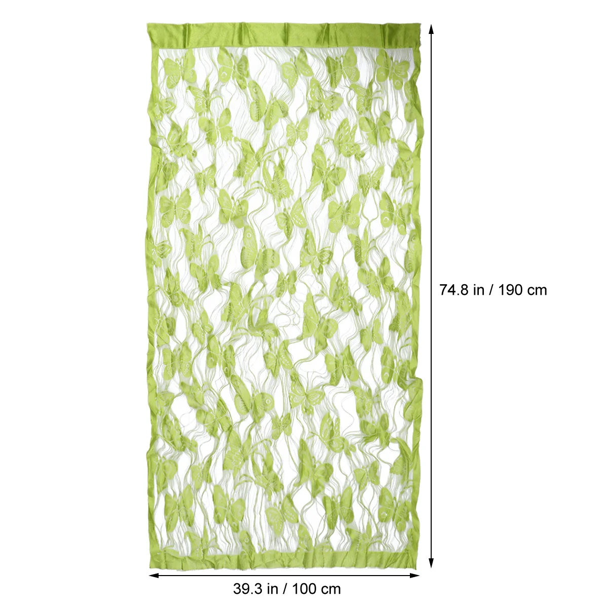 

Line Curtains Premium Polyester Tassels Butterfly Patterns Beautiful Privacy Door Window Room Dividers Thread Shower