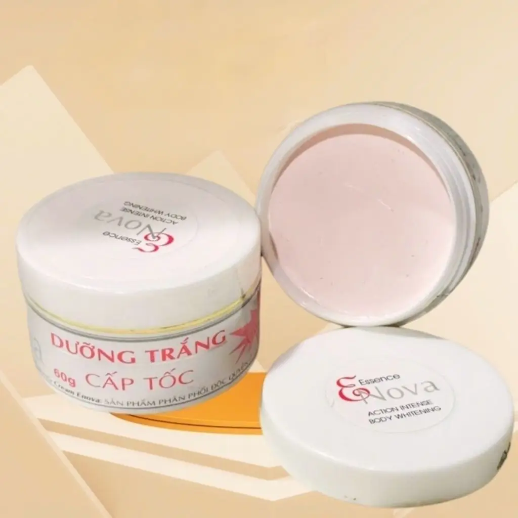 

Kem duong trang da body cap toc Nova 60g Vietnamese Whitening and Moisturizing Body Lotion