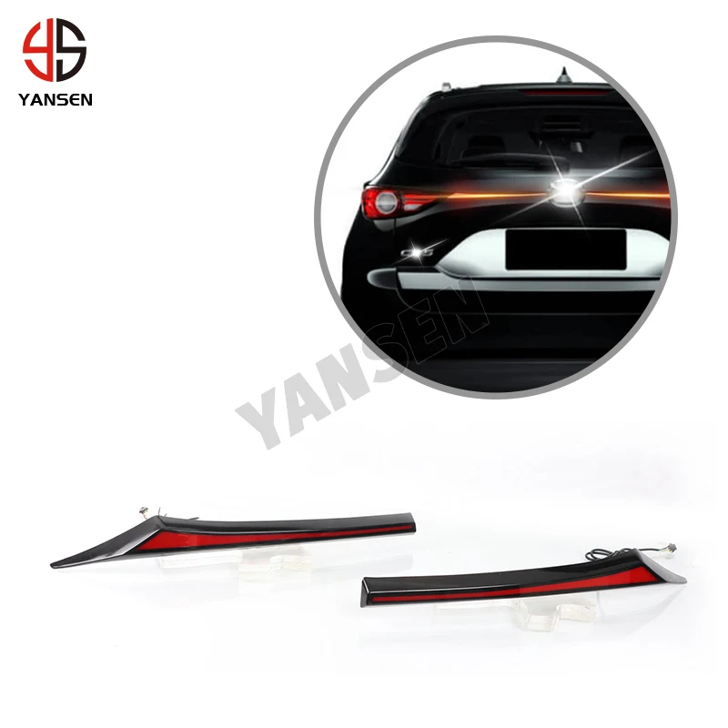 

Rear Bumper Trunk Tail Light For Mazda CX5 CX-5 2017 -2020 Car LED Rear Fog Lamp Brake Light Dynamic Turn Signal Reflector