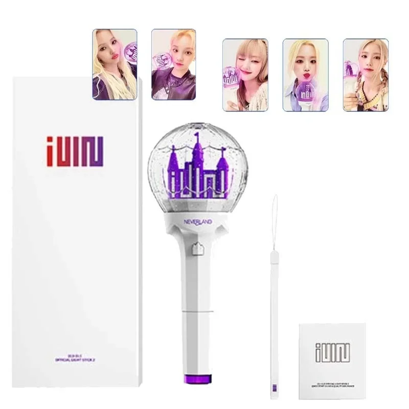 アイドル GNJB OFFICIAL LIGHT STICK ver.1 New (G)I-DLE Ver.2 Lightstick Castle Hand Lamp Gidle Concert Card