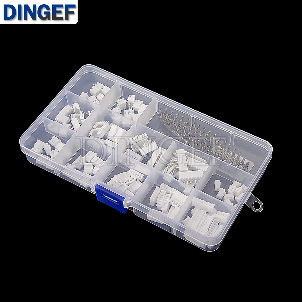 220PCS PH2.0 JST Male Female Plug Socket PH 2.0mm Connector kit Straight Pin Terminals 2P 3P 4P 5P 6P 8P Pitch 2.0mm view 3