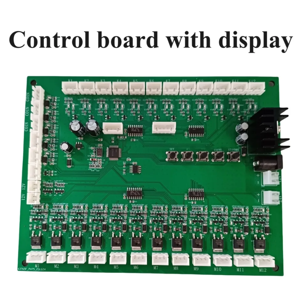 

JY-12 Up to 12 Channel Self Connect Accessory Part Sensor Pulse Control Multi Channel Control Board PCB for Vending Machine