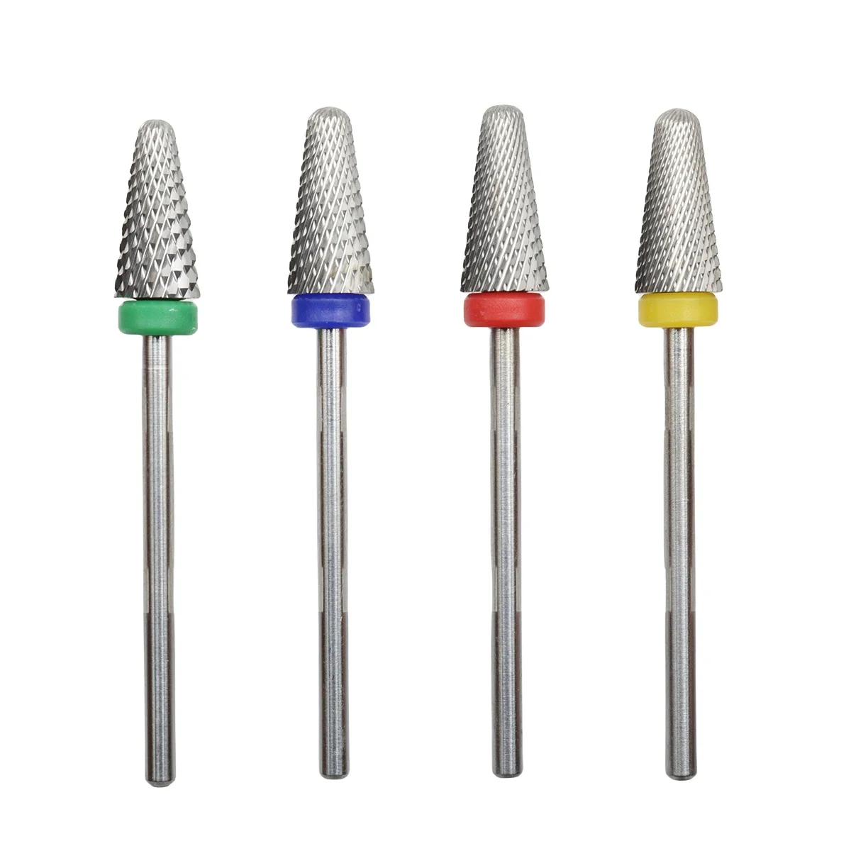 Large Carbide Nail Drill Bit – Dual Direction Spiral Flute, Tungsten Carbide for Gel Removal & Nail Shaping, 3/32” Shank