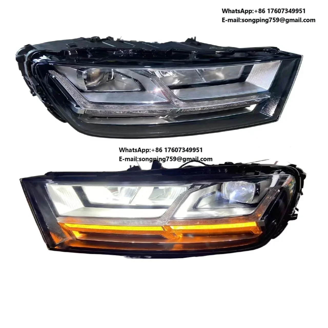 Hot selling LED headlights for the automatic lighting system of Audi Q7 cars from 2016 to 2019