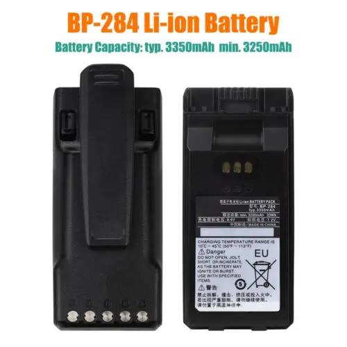 NEW 7.2V 3350mAh Li-ion Battery Pack BP-284 for Radio Walkie Talkie ICOM IC-F3400 IC-F3400D IC-F4400