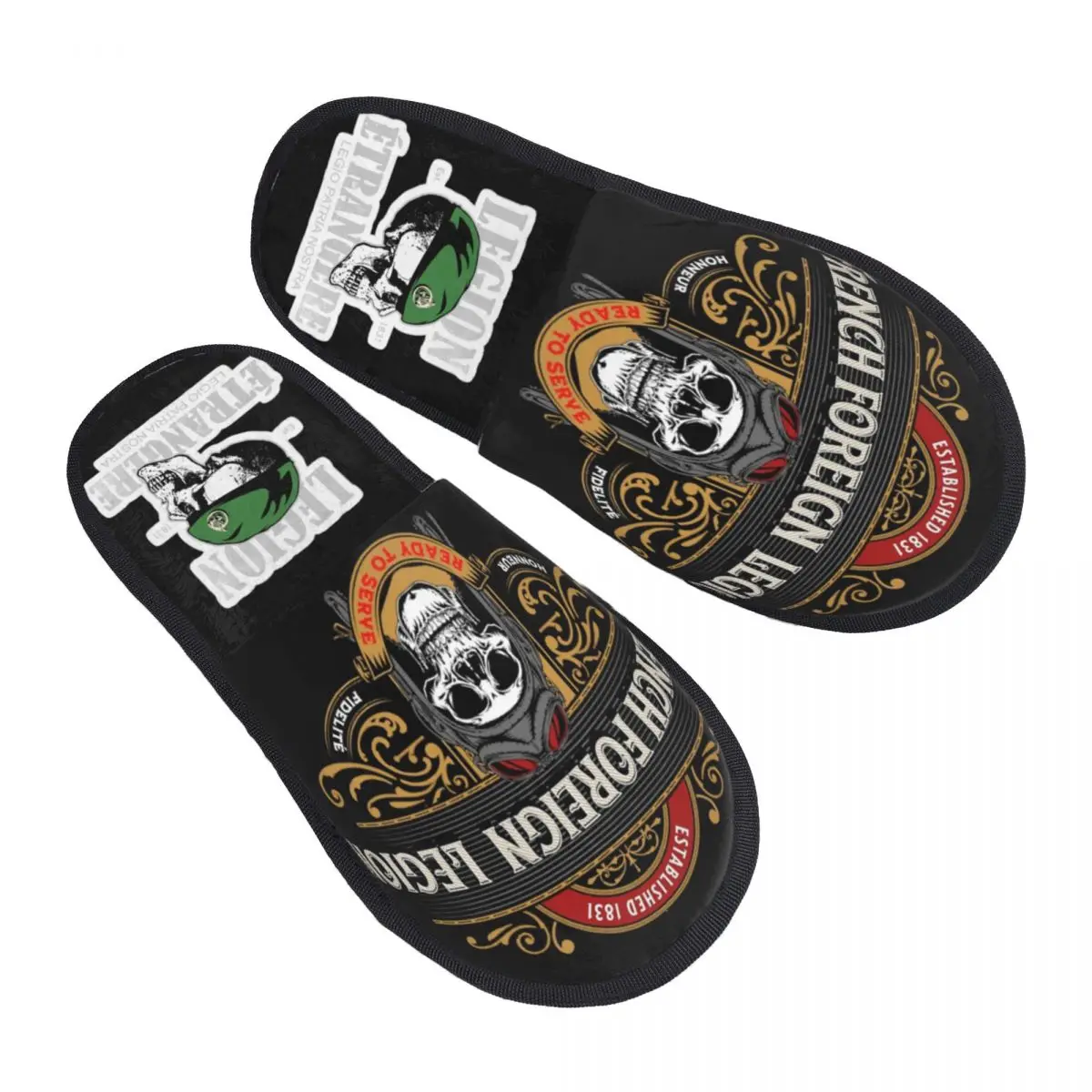 Spanish Legion Men Women Furry slippers Cosy special Home slippers pantoufle homme