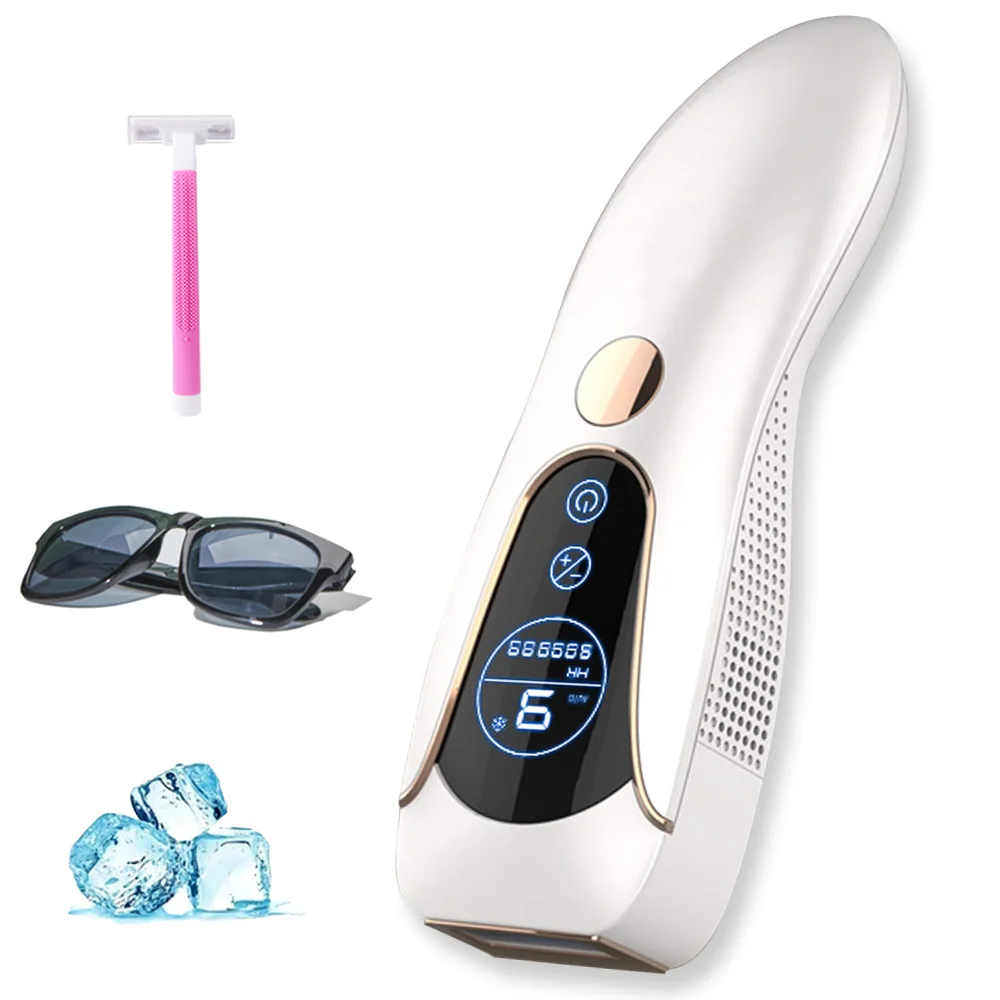 

Professional 3 in 1 IPL Machine Flash Portable Ice Cooling IPL Hair Removal Device for Home Use