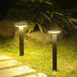 LED Outdoor Garden Lamp IP65 Waterproof Lawn Light Villa Courtyard Path Landscape Lighting Street Square Aluminum Bollards Lamps