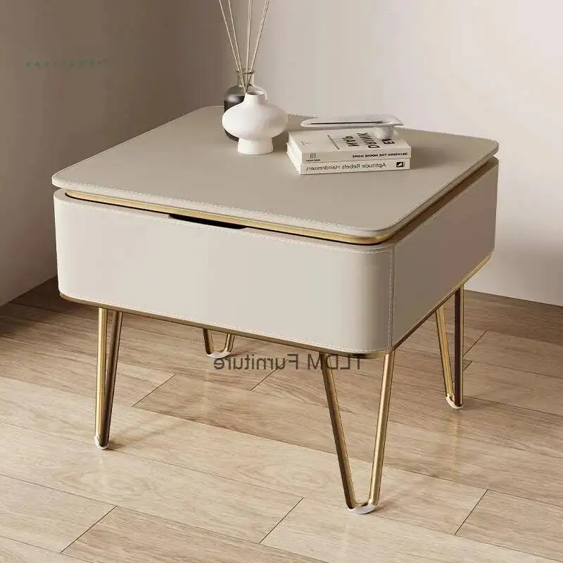 

Современная эстетичная прикроватная тумба в скандинавском стиле с ящиками, итальянская, простая, роскошная мебель для спальни/общежития