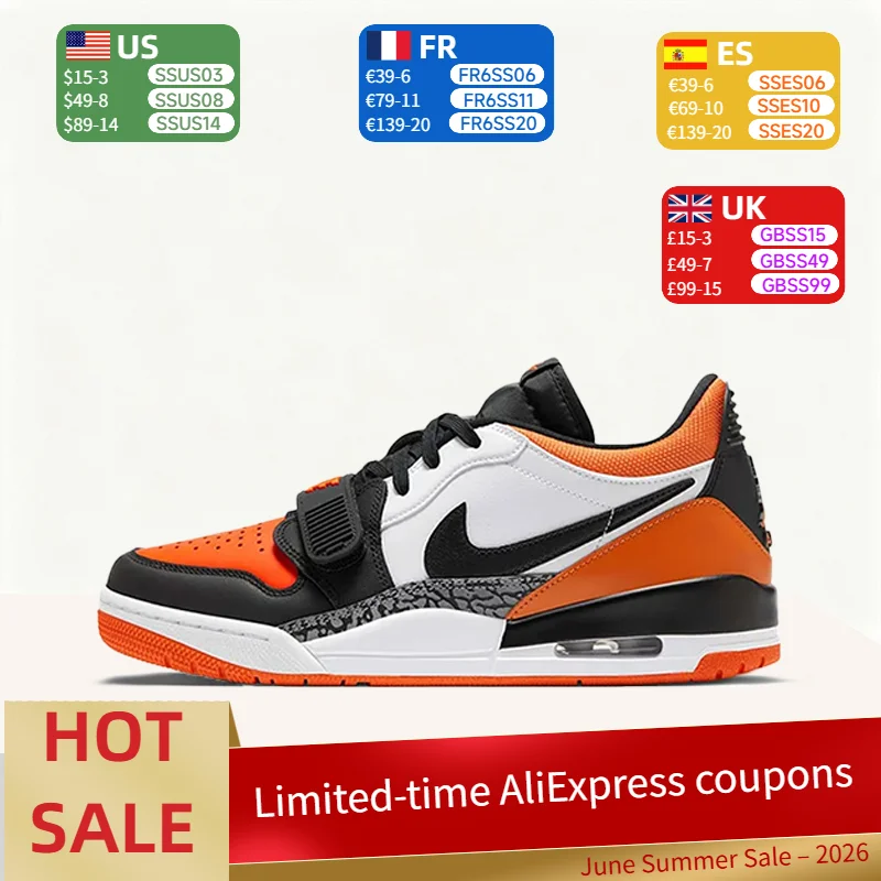 Zapatillas de baloncesto Nike Jordan Legacy 312 de caña baja para hombre - Calzado deportivo para exteriores elegante, moderno y duradero CD7069-118