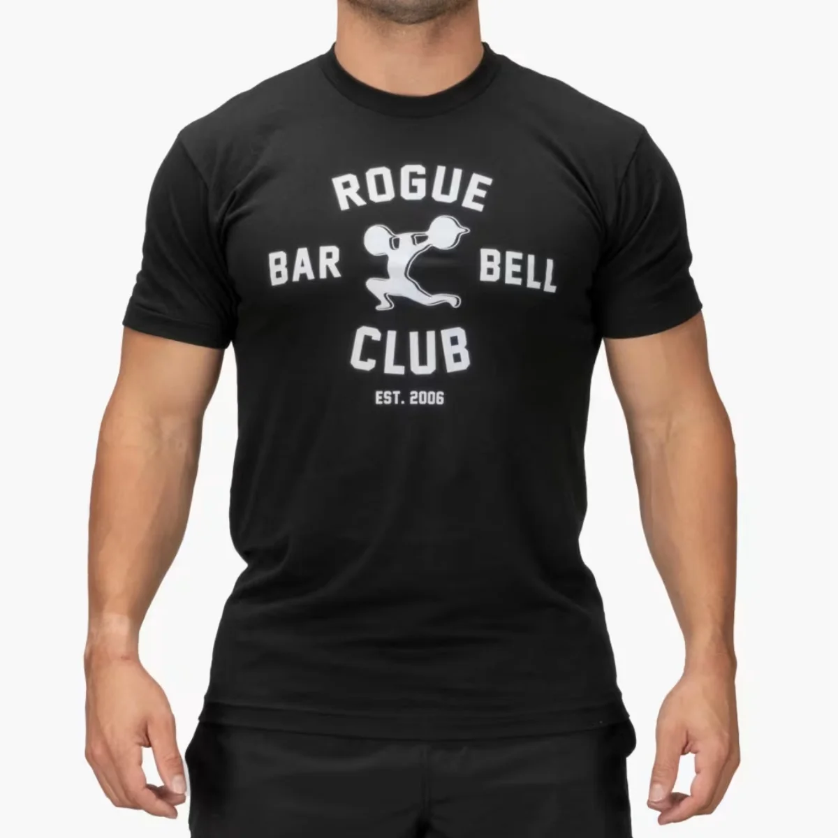 New Barbell Club 2.0 Shirt GYM Graphic Cotton Tee Printing High-end Luxury Unisex Style Both of Men and Women
