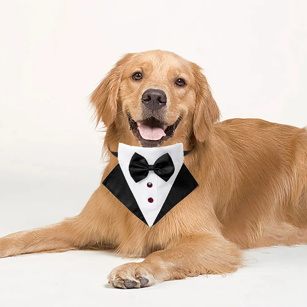 

Suit Tuxedo Kit Cotton Formal Attire Adjustable Design Pet Costume Dog B Wedding New Years Eve Valentine Special Occasions